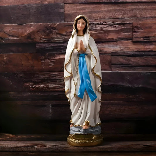 Virgin Mary Resin Statue Religion Jesus Religious Statue Souvenir Interior Decoration Gift