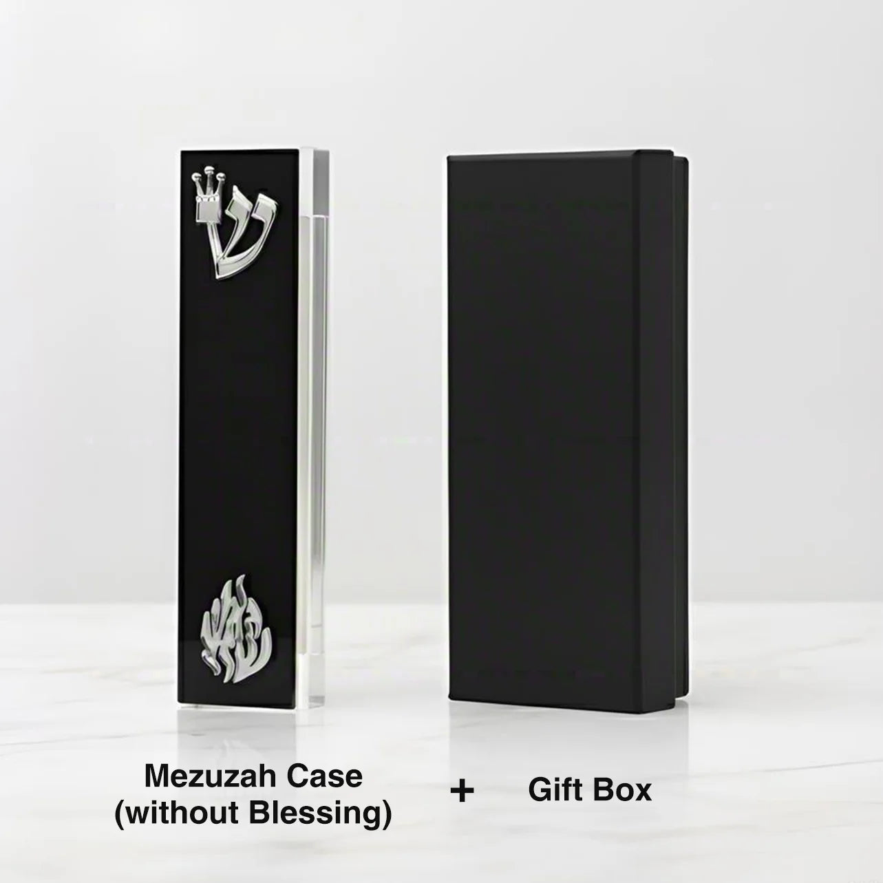 Personalized  Acrylic 3D Cut Jewish Mezuzah with Home Blessing&Name Custom Mezuzah Case Judaica Gift New Home Jewish Gift