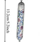 Handcrafted Enamel & Alloy Mezuzah Case with Kosher Scroll, Elegant Judaica Gift for Home Blessing & Doorpost Protection