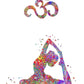 Spirituality Yoga Tree Khanda Sikh Symbol Couple Meditation  Art Poster Canvas Painting Wall Prints Picture Yoga Room Home Decor