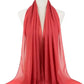 New Fashion Women Solid Chiffon Headscarf Ready To Wear Instant Hijab Scarf Muslim Shawl Islamic Hijabs Arab Wrap Head Scarves