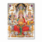India Hindu Golden Ganesha Temple Poster Shiva Parvati Painting Canvas Prints Elephant God Religion Picture Room Hoom Wall Decor
