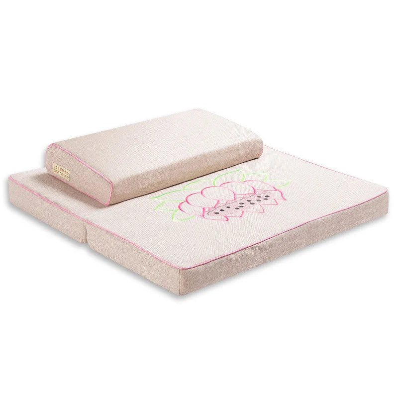 Futon Pray Cushion Static Meditation Pad Home Folding Thickening Fabric Coconut
