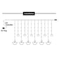 2.5m Diwali Light Room Led Background Hanging Diyas Bedroom Deepavali Pack Colorful Brilliant Layout Lights Wedding Night Anchor