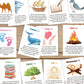 25pcs Islamic Prophet Character Cards,Content Includes Prophetic Lives,Values,Educational Visual Guide Card,Ramadan Prayers Gift