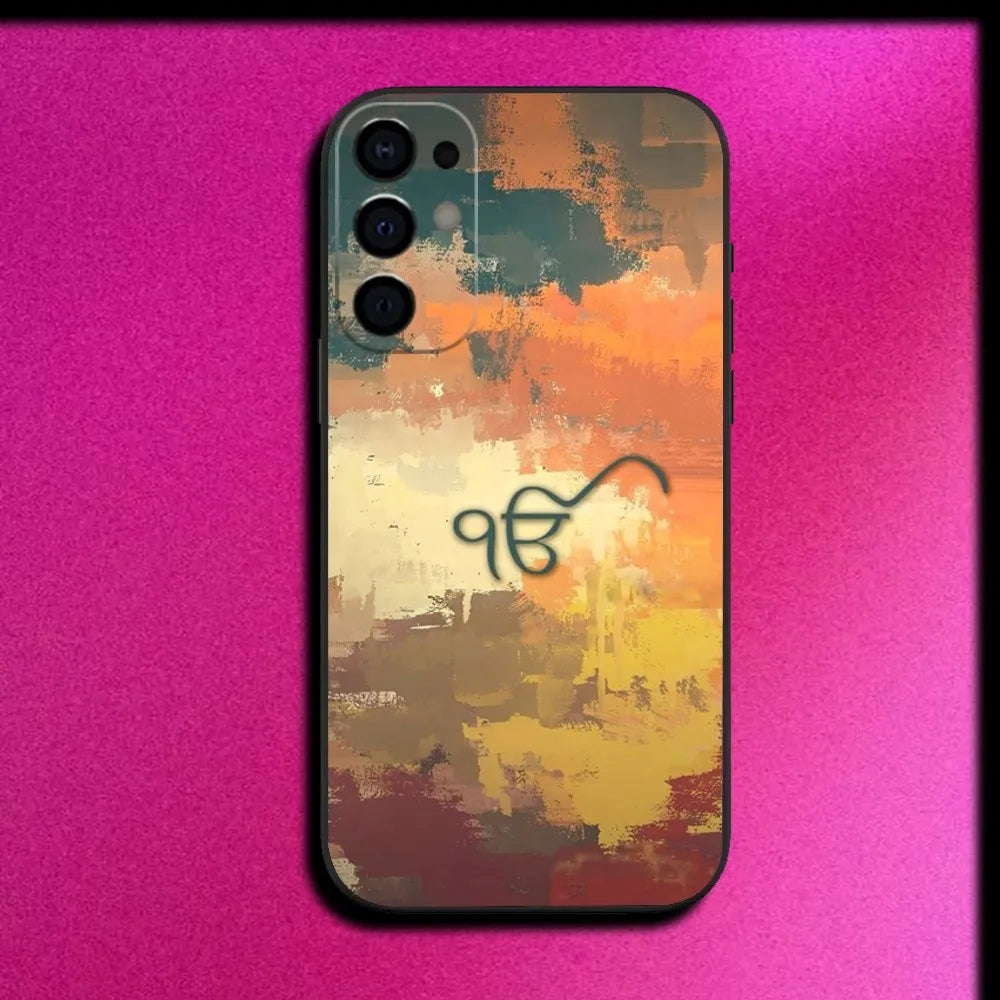 Sikh Khanda Sikhism Sover Phone Case For Samsung S25,S24,S21,S22,S23,S30,Ultra,S20,Plus,Fe,Lite,Note,10,9,5G Black Cover
