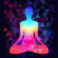 Canvas Painting Art Posters Prints Indian Buddha Meditation 7 Chakra Yoga Sports Wall Art Pictures for Living Room Bedroom Decor