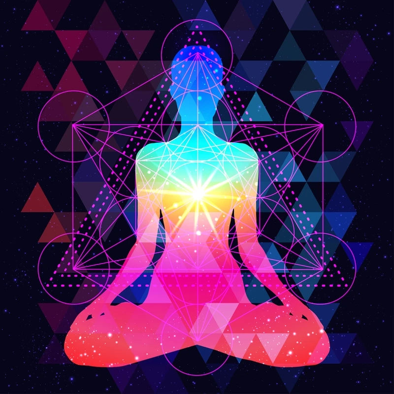 Canvas Painting Art Posters Prints Indian Buddha Meditation 7 Chakra Yoga Sports Wall Art Pictures for Living Room Bedroom Decor