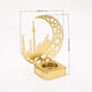 Ramadan Decoration Moon Castle Candle Holder  Eid Mubarak Decorations for Home 2026 Islam Muslim Festival Party Supplies Eid Al