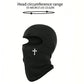 Breathable Black Cross Balaclava Caps for Men Face Ski Mask Beanie Four Seasons Bicycle Hiking Outdoor Sports Tool Bonnet