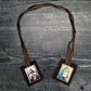 5Pcs/Lot Church Group Prayer Baptism Communion Sacraments Gifts Our Lady of Mt. Carmel and Sacred Heart of Jesus Scapular Badges