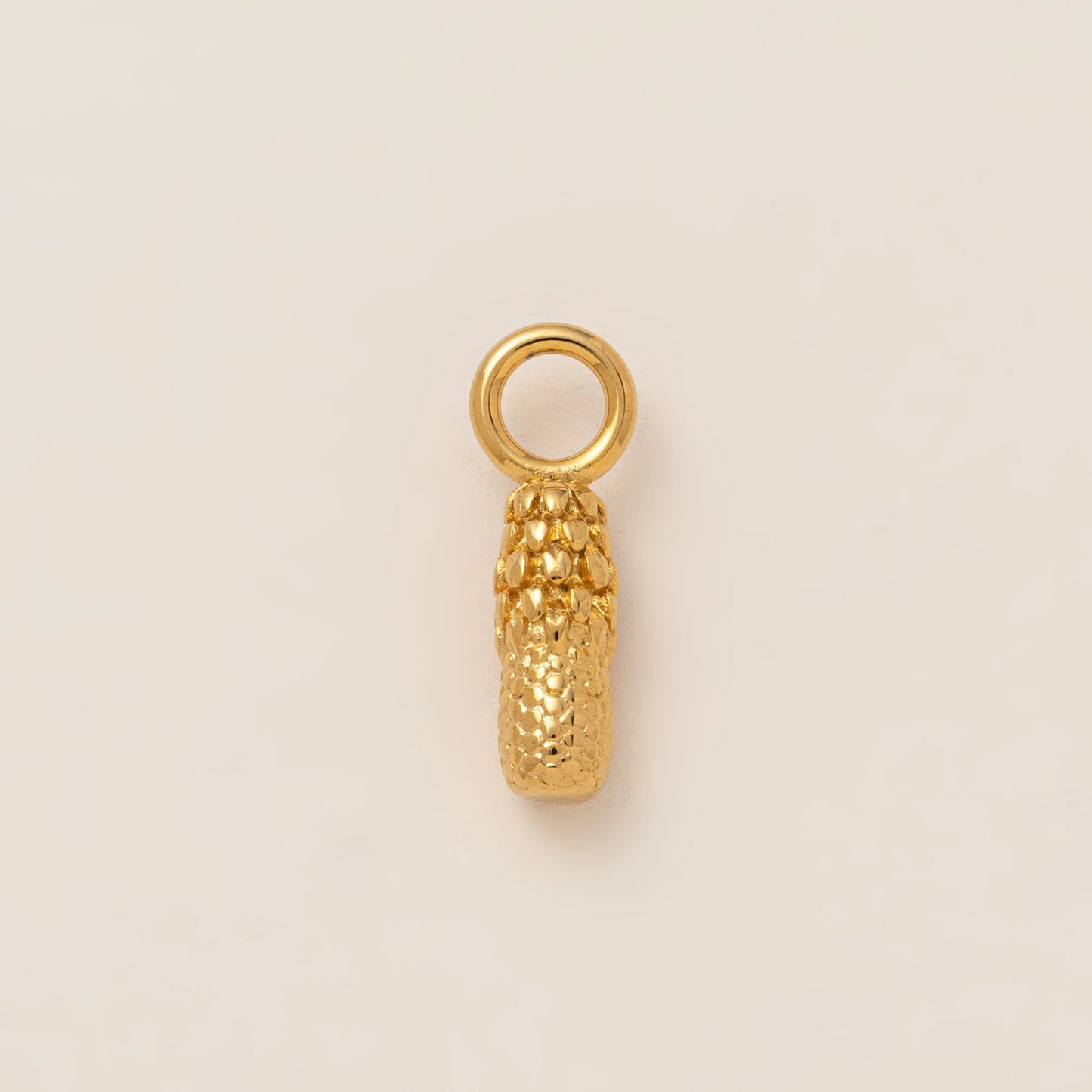 1PC minimalist gourmet style pendant, stainless steel plated with 18K gold, DIY preferred jewelry accessory