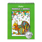 Ohuhu Anti-Stress Colouring Book Double-Sided Bleed-Resistant Paper Mindfulness Designs for Relaxation Spiral Bound Art Therapy