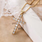 NEWBUY Gold Color Jesus Cross Pendant Stainless Steel Chain Necklace For Women Men Classic Design Christain Jewelry Gift