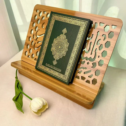 MDF Scripture Reading Stand Bracket Study Scripture Stand Reader Support Frame Elegant Decorative Wood Bookshelf
