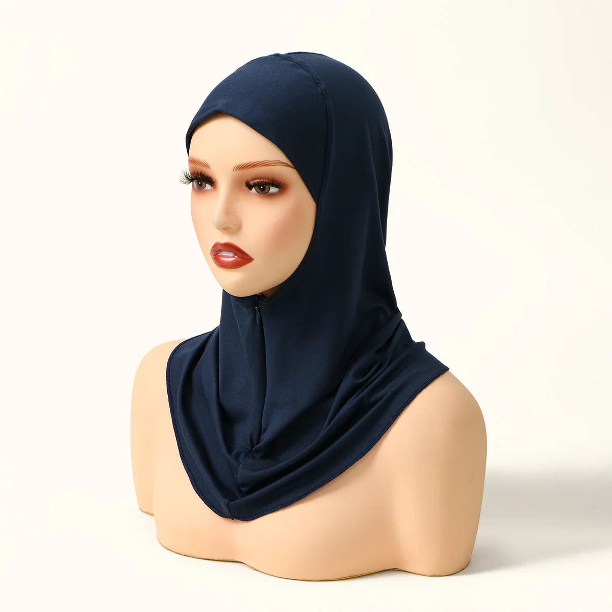 Milk Silk Modal Instant Muslim Hijab Inner Cap With zipper Underscarf Hijab Women Islam Turban Headband Ramadan Headscarf Cap