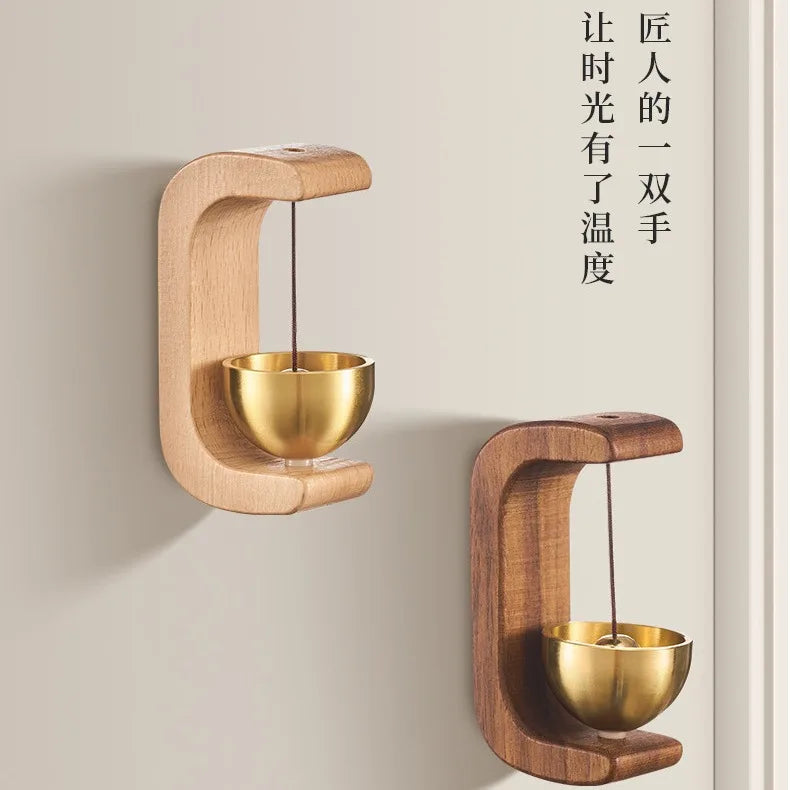 Brass Dopamine Wind Chime Creative Bedroom Hanging Decor Summer Breeze Door Bell Meditation Ornament