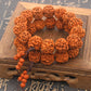 18mm 5 Mukhi Rudraksha Mala Rosary Bracelet Bodhi Tibetan Buddhism Bracelet Yoga Healing Prayer Chakras Energy Amulet