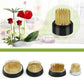 Round Ikebana Flower Frog With Gasket Art Fixed Arranging Tool Small Ikebana Kenzan Pin Frog Arrangements For Your Pot Lid Vase