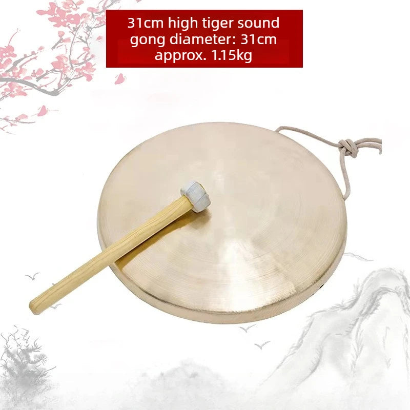 Copper Gong 16-80CM Handmade Gong Sound Healing Meditation Celebration Gongs Practice Cymbals Percussion Musical Instruments