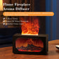 Fireplace Humidifier Aroma Flame Humidifier Fragrance Diffuser Aromatherapy Essential Oil Diffuser Fire Humidifier for Home Room