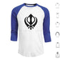 Khanda Hoodie Cotton Long Sleeve Khanda Sikhi Sikh Sikhism Religion Religious Punjab Punjabi Singh Kaur Sikh Symbol