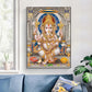 India Hindu God Ganesha Temple Elephant Poster God Series Religion Canvas Painting Print Wall Art Picture Living Room Decor