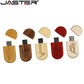 JASTER Wooden USB 2.0 Flash Drive 128GB 1PCS Free custom logo Pen drive with box 64GB 32GB 16GB Memory Stick wedding Gift U disk