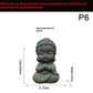 Cute Little Monk Buddha Statue Chinese Style Fish Tank Moss Landscaping Zen Garden Decoration Oriental Aesthetic