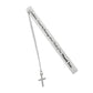 Stainless Steel Bible Bookmark Pray Cross Believer Bookmark High Quality Reading Tool Stationery for Men Women Festival Gifts