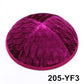 GIU 19cm Jewish Velvet Kippah Kippot Kipa Caps Skullies Beanies Yarmulke Kipot Dome For Wedding And Events