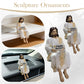Christ Statues - "I Am with You Always" Jesus Desktop Ornaments, Easter Decorations, Serene Desk Companion Statue Decorations