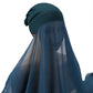 Muslim Women Bonnet + Chiffon Shawl Instant Under scarf Cap Islam Inner Scarf Headband Stretch Hijab Cover Headwrap Turbante