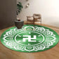 Six character mantra floor mat meditation mat energy yoga meditation mat circular anti slip mat