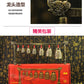 Chinese Old Meditation Gong with 7 Ornate Bell with Dragon Design Chinese Musical Instrument Bronze Metal Handicraft Home Decor