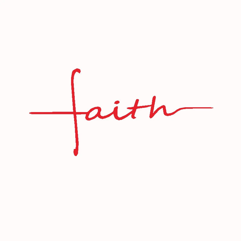 Faith Cross Decal Christian Religious Vinyl Sticker Car Window Decor ,  Women's Christian Laptop Decals for Apple MacBook Decor