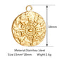 3pcs/Lot Stainless Steel Casting Sunburst Sun Moon Star Charms Pendant For DIY Necklace Bracelet Earrings Jewelry Accessories