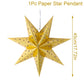30-75cm Hollow Star Hanging Pendant Eid Mubarak Ramadan Decor 2025 Christmas Decor For Home Islamic Muslim Party Ramadan Kareem