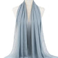 New Fashion Women Solid Chiffon Headscarf Ready To Wear Instant Hijab Scarf Muslim Shawl Islamic Hijabs Arab Wrap Head Scarves