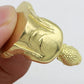 Pure Brass Old Sakyamuni Buddha Statue Home Decoration Miniature Statue Small Ornaments