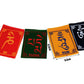 10pcs/string Tibetan Mini Colourful Sutra Flag Wind Horse Flag Buddhist Ceremony Flag Car Hanging Guanyin Mantra