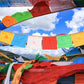20sheets Meditation Flag Satin Prayer Banners Nepal Home Prayer Flag Tibet Banner Garden Flags