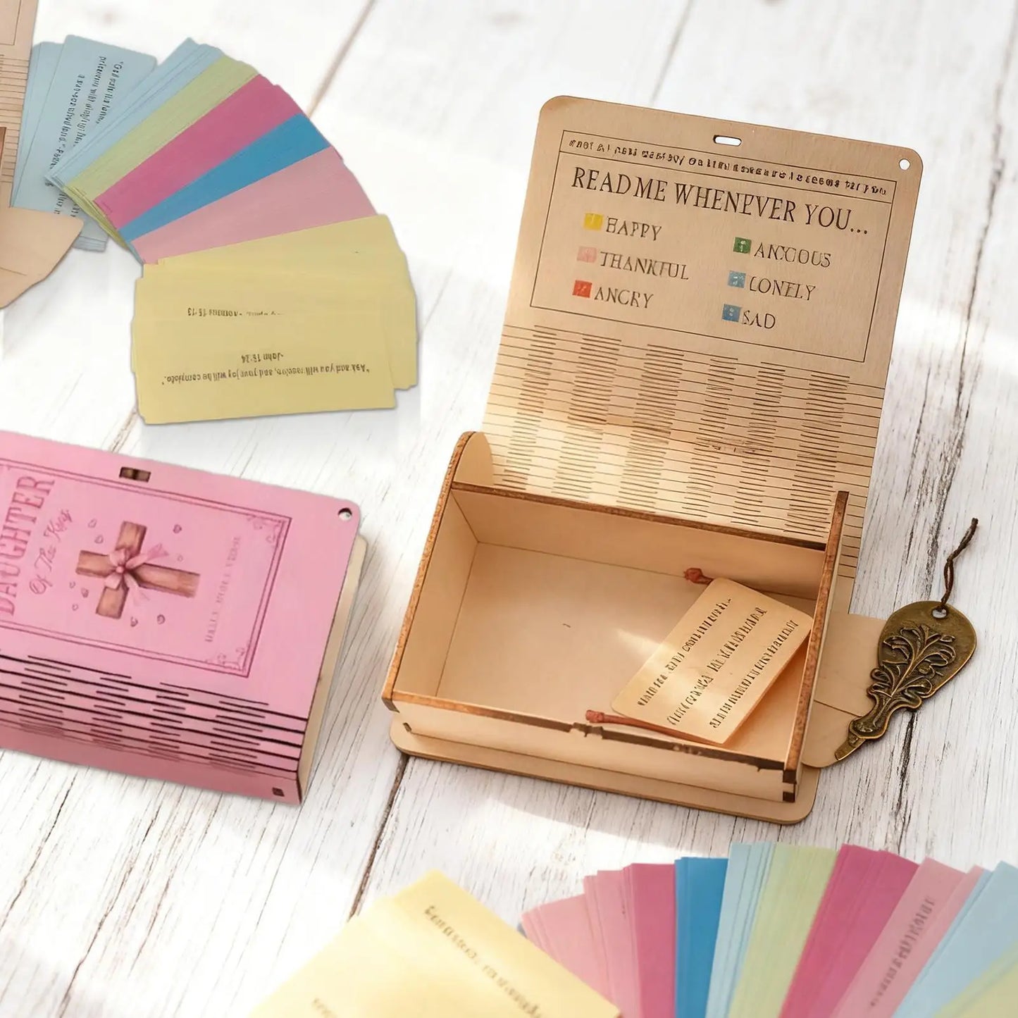 Bible Verse Box with 150 Cards Christian Scripture Cards Inspirational Gift for Christmas Graduation Wedding, Daily Prayer