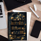 Starry Night Library Notebook,Journal,Blank Lined Pages,Gift for Note-Taking,Inspiring for Men and Women, Perfect for Students