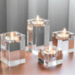 Holders Crystal Glass Candlestick Creative Dining Home Wedding Table Decorations Party Ornaments Desktop Modern Romantic Candle