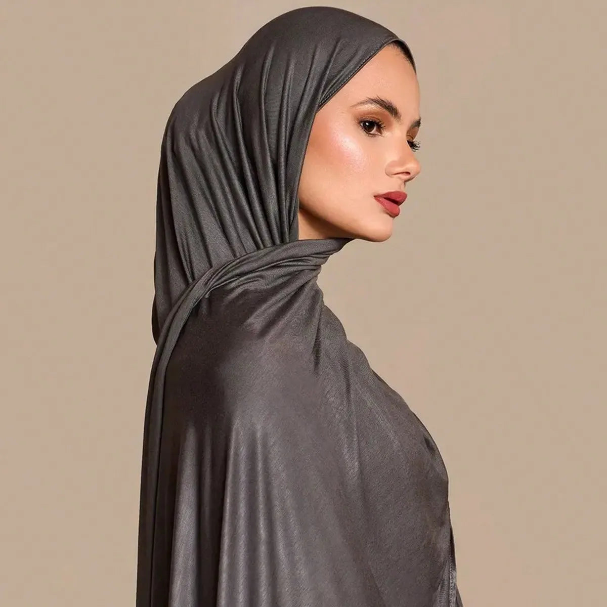 Premium Modal Cotton Jersey Hijab Scarf Muslim Long Shawl Women Plain Soft Turban Tie Head Wraps Africa Female Headband 170x60cm
