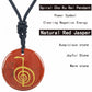 Hot Natural Crystal Quartz Cho Ku Rei Reiki Energy Symbol Pendant Ancient Spiritual Healing Necklaces Pendants Women Man Jewelry