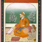 Sikh Historical Art Print of Guru Nanak Dev, Guru Ram Das, Baba Deep Singh & Maharaja Bhupinder Singh Vintage Devotional Poster