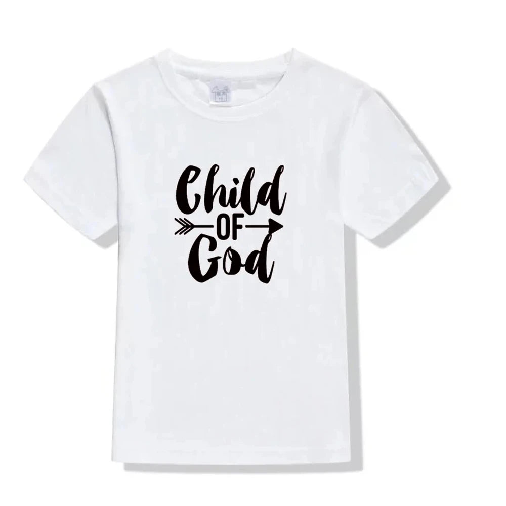 Child of God Shirt Christian Easter Gift Faith Based T-Shirt Holiday Tee Easter Outfits Boys & Girls Clothes