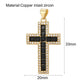 Goth Cross Chrams for Jewelry Making Supplies Golden Angel Charm Stainless Steel Long Chain Dijes Diy Necklace Earring Bracelet